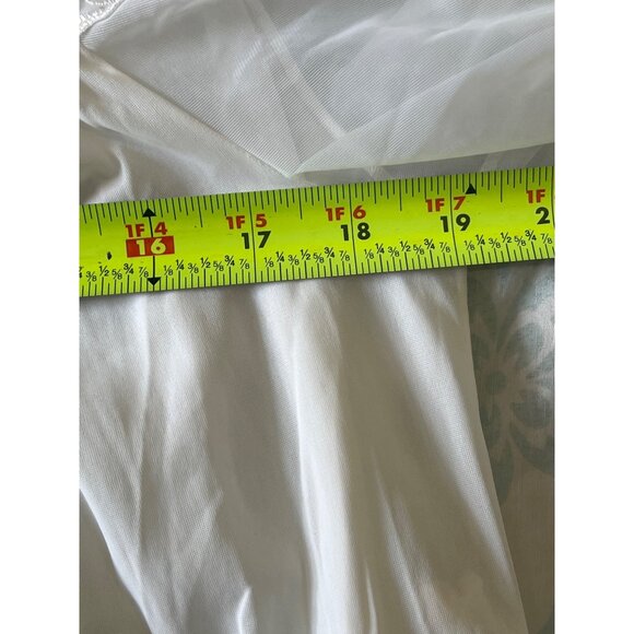Vintage  Sheer White Nightgown & Robe Set Polka Dot Embroidery & Lace Trim Sz 34 - Picture 6 of 16